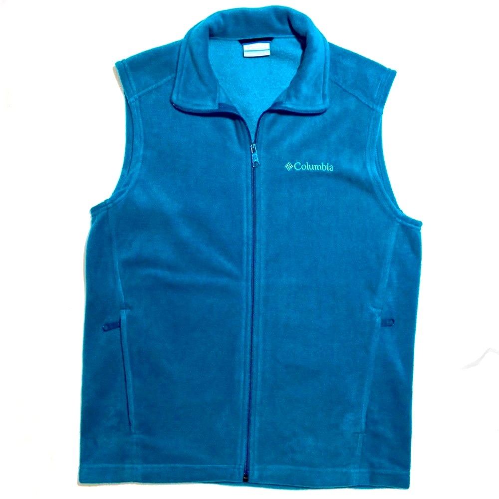 Columbia Steen’s Mountain Teal Fleece Vest. Small.